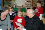 David with the children