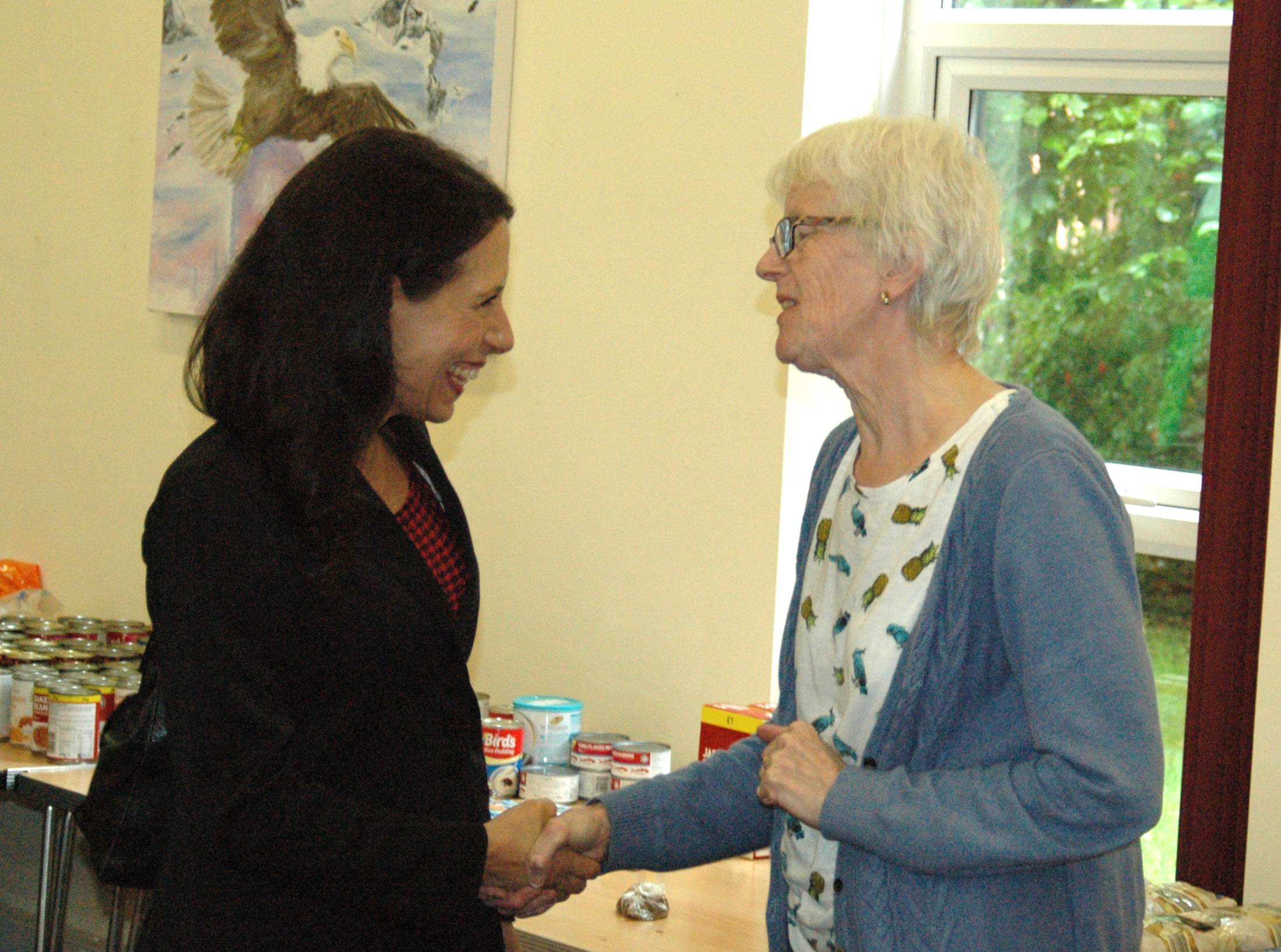 Debbie Abrahams MP visits